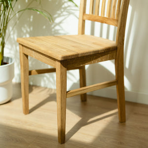 NordicStory Conjunto de mesa de madeira maciça Ontário e 6 cadeiras Provance Oak.Store