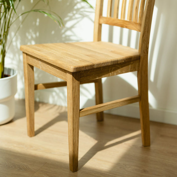 NordicStory Conjunto de mesa de madeira maciça Ontário e 6 cadeiras Provance Oak.Store