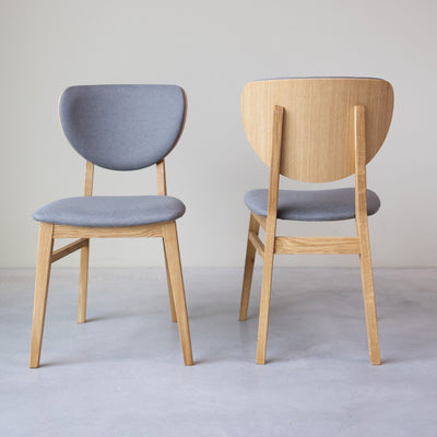 NordicStory Cadeiras em carvalho maciço, Cadeiras para sala de jantar, Cadeiras em carvalho maciço