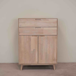 NordicStory Cómoda Cómoda em carvalho maciço Escandi 2 Oak.Store