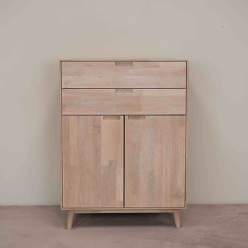 NordicStory Cómoda Cómoda em carvalho maciço Escandi 2 Oak.Store