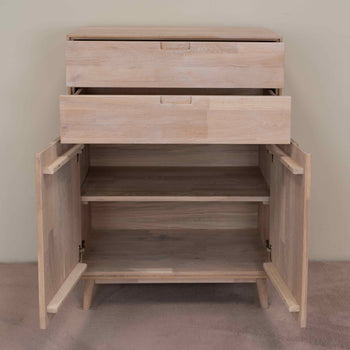 NordicStory Cómoda Cómoda em carvalho maciço Escandi 2 Oak.Store