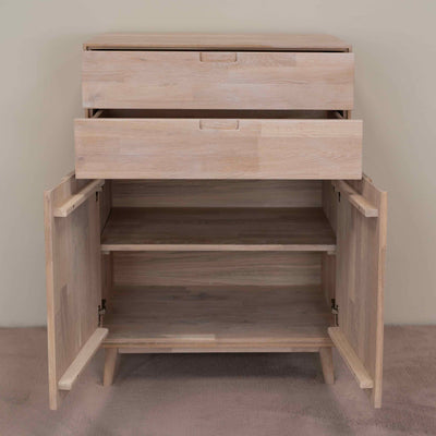 NordicStory Cómoda Cómoda em carvalho maciço Escandi 2 Oak.Store