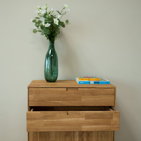 NordicStory Cómoda Cómoda em carvalho maciço Escandi 2 Oak.Store