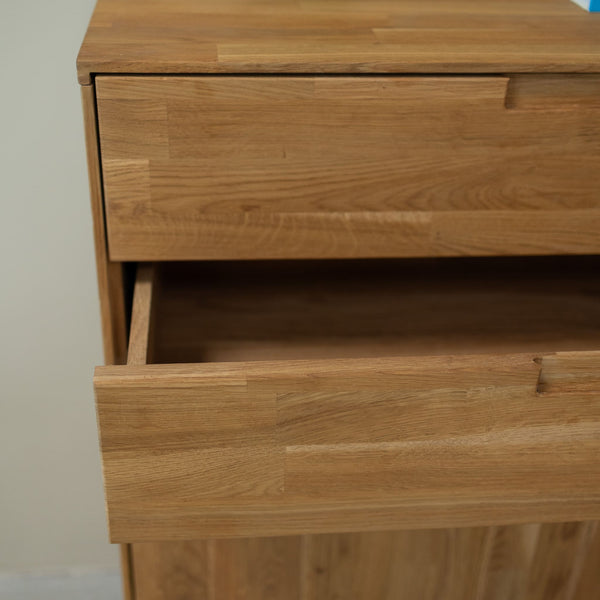 NordicStory Cómoda Cómoda em carvalho maciço Escandi 2 Oak.Store