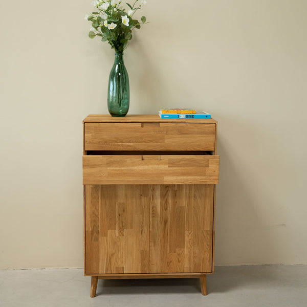 NordicStory Cómoda Cómoda em carvalho maciço Escandi 2 Oak.Store