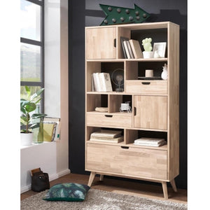 Oak.Store Estante de madeira maciça de carvalho Escandi 3