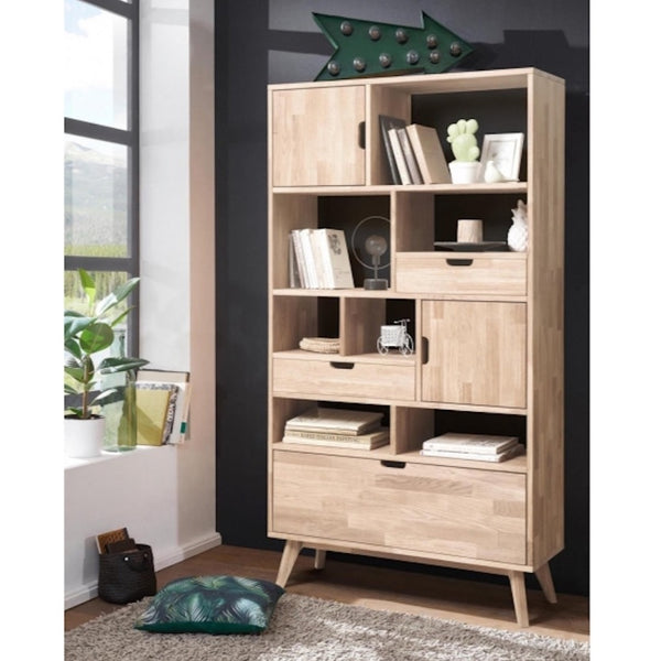 Oak.Store Estante de madeira maciça de carvalho Escandi 3