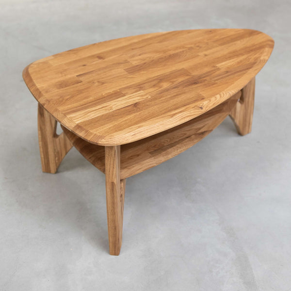 Mesa de centro em carvalho maciço Roble.Store