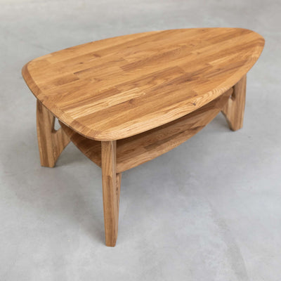 Mesa de centro em carvalho maciço Roble.Store