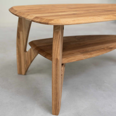Mesa de centro em carvalho maciço Roble.Store