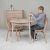 NordicStory Mesa de jantar extensível redonda em carvalho maciço Escandi 3 Roble.Store