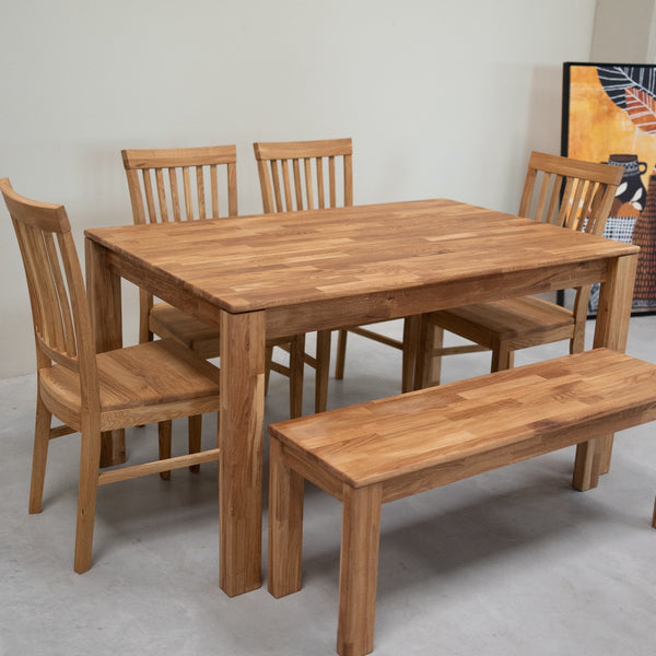 NordicStory Mesa de jantar em carvalho maciço
