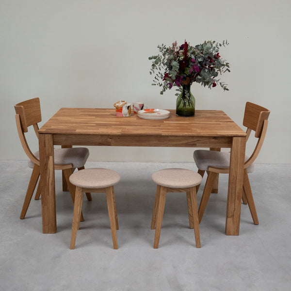 NordicStory Mesa de jantar em carvalho maciço