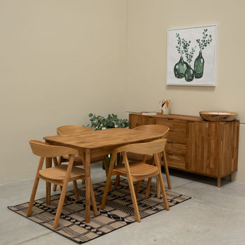 NordicStory Mesa de jantar extensível em carvalho maciço França Roble.Store