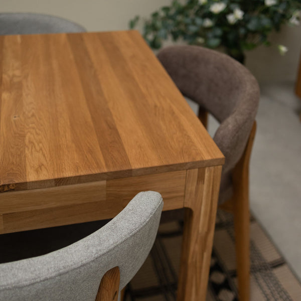 NordicStory Mesa de jantar extensível em carvalho maciço Marsi Roble.Store