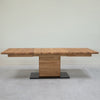 NordicStory Mesa de jantar extensível em carvalho maciço Bremen, 160-250 x 90 x 75 cm.