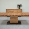 NordicStory Mesa de jantar extensível em carvalho maciço Bremen, 160-250 x 90 x 75 cm.