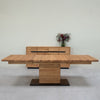 NordicStory Mesa de jantar extensível em carvalho maciço Bremen, 160-250 x 90 x 75 cm.