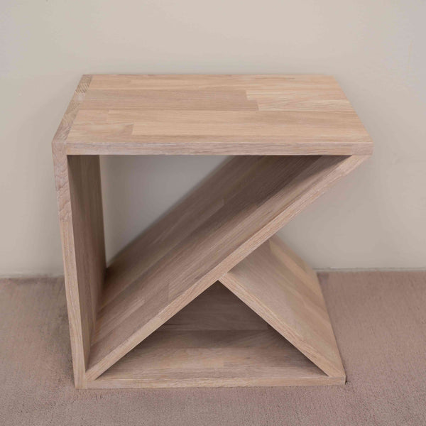 Mesa de apoio, mesa de cabeceira em carvalho maciço Dinamarca