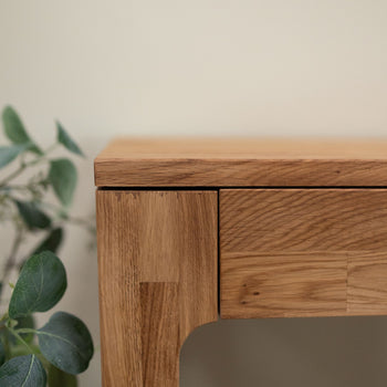Mesa de escrita em carvalho maciço Axel I NordicStory RobleStore