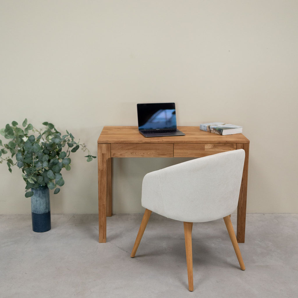 Mesa de escrita em carvalho maciço Axel I NordicStory RobleStore