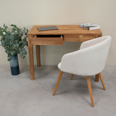 Mesa de escrita em carvalho maciço Axel I NordicStory RobleStore