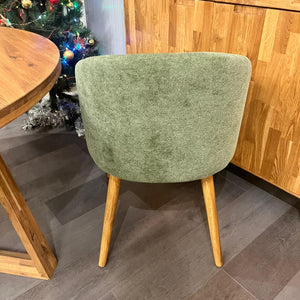 Cadeirão em carvalho maciço Ana com estofo | VESKOR