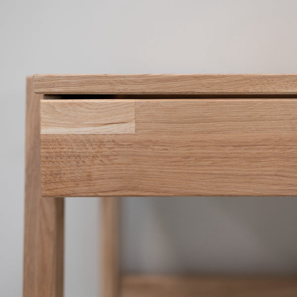 Mesa de escrita Eric em carvalho maciço, 120 x 65 x 75 cm, NordicStory