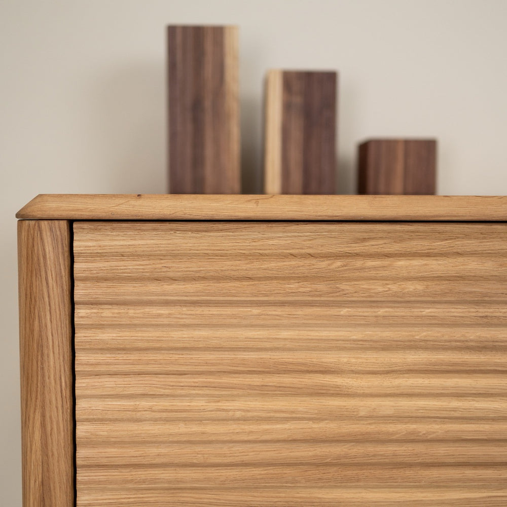 NordicStory Aparador Cómoda em carvalho maciço carvalho Oxford 4