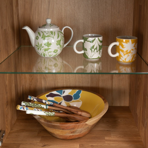 Armário Vitrina em madeira maciça de carvalho Escandi 3 | NordicStory