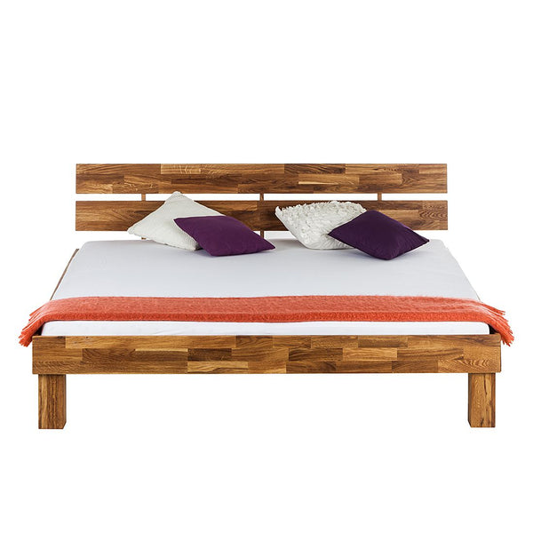 Cama sólida de carvalho 90 x 200 cm / 140 x 200 cm / 160 x 200 cm / 180 x 200 cm estilo escandinavo