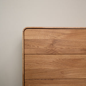 Comoda de madera maciza roble Geneva 3 | NordicStory