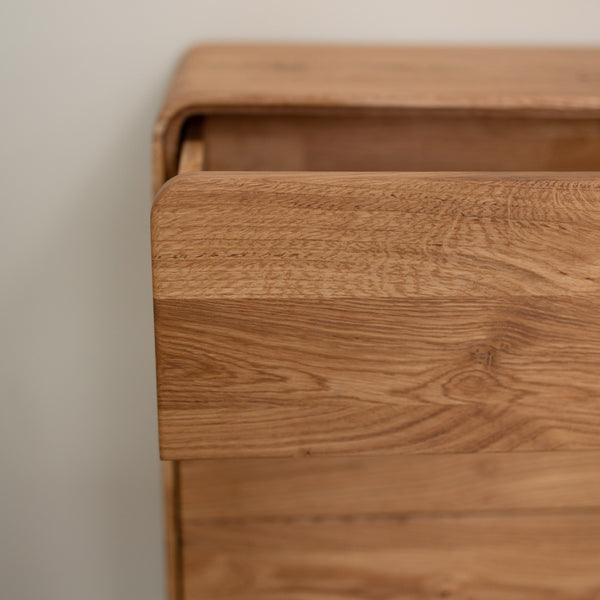 Comoda de madera maciza roble Geneva 3 | NordicStory