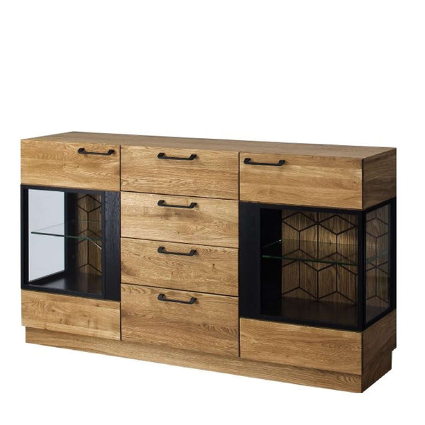 LoftStory Aparador cómoda madeira de carvalho Mozaik 47 170 x 42 x 90 cm.
