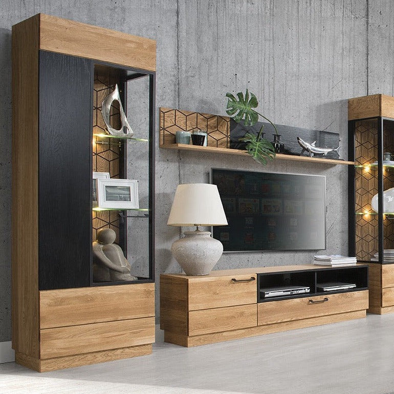 Suporte para TV LoftStory em carvalho Mozaik