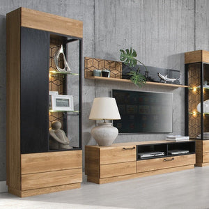 Suporte para TV LoftStory em carvalho Mozaik