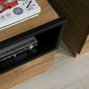 LoftStory Gabinete de TV em madeira de carvalho