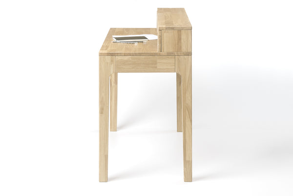 Mesa de escritório NordicStory secretária secretária de escritório madeira maciça carvalho 100 branqueado natural