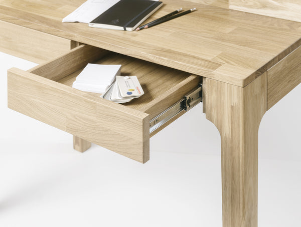 Mesa de escritório NordicStory secretária secretária de escritório madeira maciça carvalho 100 branqueado natural