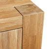 Mesa de TV NordicStory cómoda de madeira maciça de carvalho 100 branqueada natural