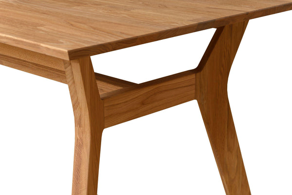 Mesa de madeira maciça de carvalho natural nordic natural