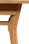 Mesa de madeira maciça de carvalho natural nordic natural