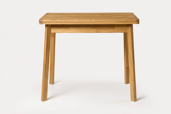 Mini mesa de madeira maciça de carvalho 