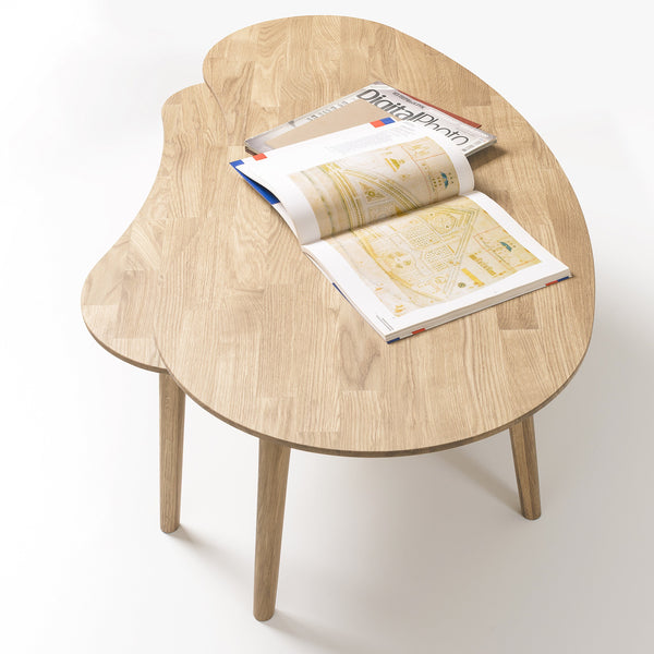 mesa de café NordicStory mesa de café de carvalho natural branqueado sólido escritório escritório de mesa de café de carvalho 