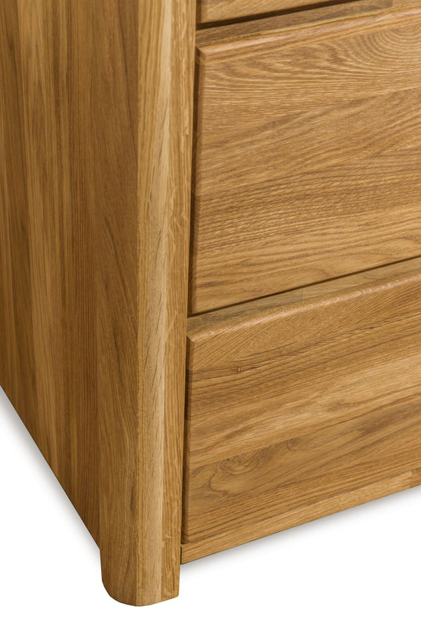 Aparador NordicStory Elsa Chest of Drawers 6 Gavetas Madeira Sólida Carvalho Escandinavo 