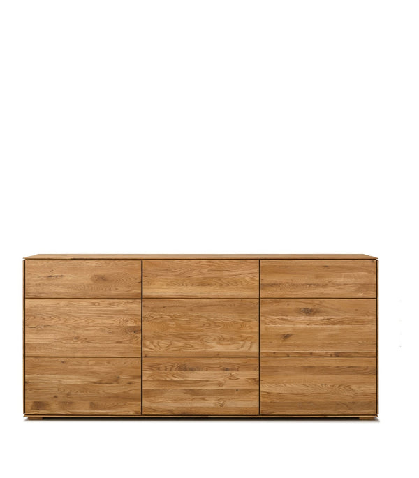 NordicStory Cómoda de gavetas em carvalho maciço moderno design nórdico nórdico escandinavo