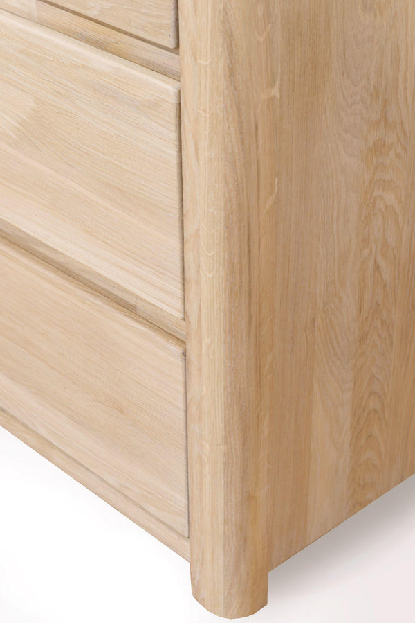 NordicStory Elsa Elsa Sideboard Cómoda em madeira maciça carvalho escandinavo