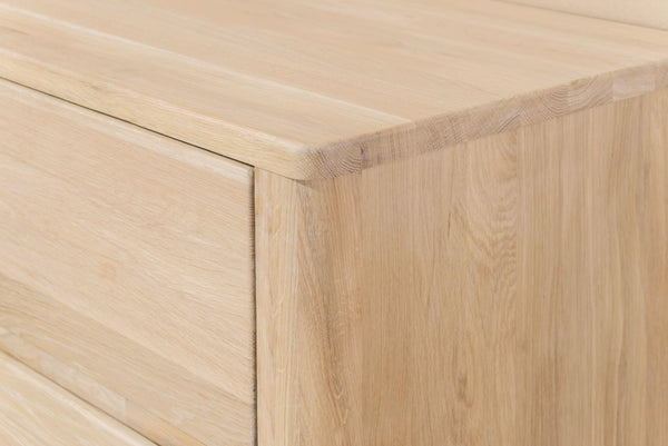 NordicStory Elsa Elsa Sideboard Cómoda em madeira maciça carvalho escandinavo