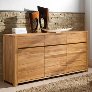 NordicStory Elsa Mobiliário de Madeira Maciça Sólida Carvalho Natural Escandinavo Nordic Nordic Sideboard Chest of Drawers 
